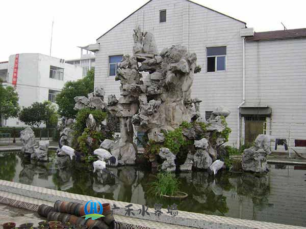 园林假山水系驳岸制作